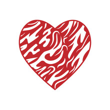 Heart Zebra Clipart Free Stock Photo - Public Domain Pictures