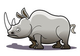 Fototapeta Dinusie - rinoceronte