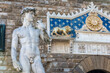 © franzeldr - David von Michelangelo am Piazza della Signoria in Florenz, Italien