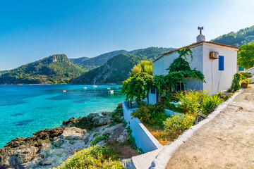 Canvas Print - Avlakia in Samos Island, Greece