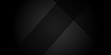 Black Abstract Background With Metal Texture And Lines. Vector Illustration Design For Business Presentation, Banner, Cover, Web, Flyer, Card, Poster, Game, Texture, Slide, Magazine, And Powerpoint.