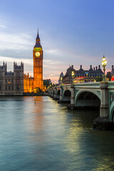 Poster - Big Ben in London at night