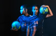 © B. Alyssa Trofort/Creative Flame - Young female soccer player in motion colorful portrait