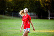 © B. Alyssa Trofort/Creative Flame - Teenage girl exited after game winning goal