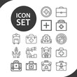 © Nana - Simple set of premier related lineal icons.