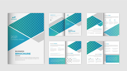 Brochure design with cover page for company profile, annual report,
brochures, flyers, presentations, leaflet, magazine, book .and a4 size scale for editable.