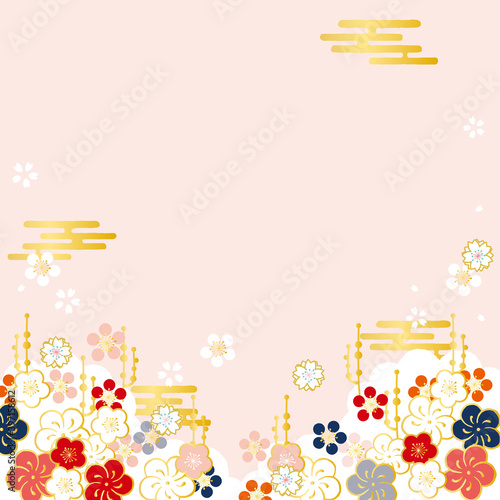 梅の花 背景イラスト Stock Vector Adobe Stock 梅の花 背景イラスト Stock Vector Adobe Stock