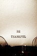 Be thankful phrase