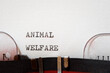 Animal welfare phrase