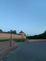 Wall Mural - Old russian fortress walls