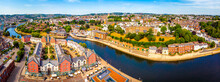 Aerial View Of Exeter In Summer Day