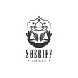 © Guavanaboy - Sheriff vintage retro badge logo design