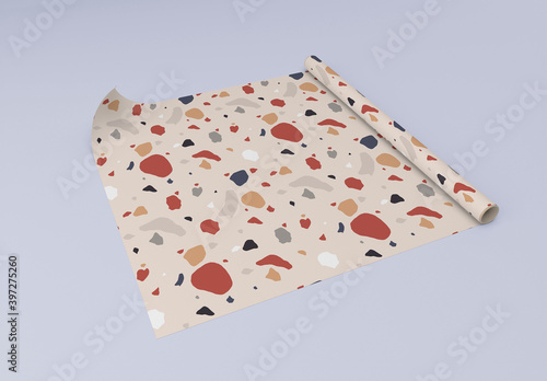 Download Gift Wrapping Paper Mockup Stock Template Adobe Stock