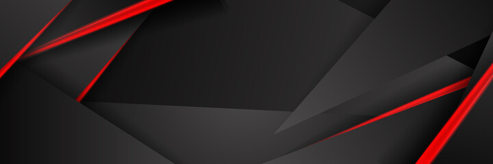 Wall Mural - red black abstract background