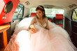 © Adam Hester/Blend Images - Smiling Hispanic girl texting on cell phone in limousine