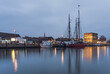 Morgensstimmung am Hafen in Eckernförde 