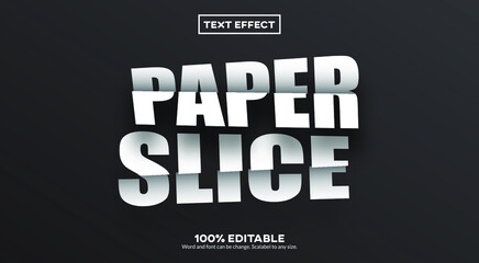 Paper Slice Text Effect