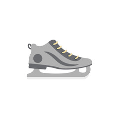 Ice skate icon design template vector isolated illustration