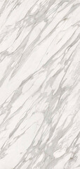 Canvas Print - White marble texture pattern with high resolution