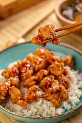 Canvas Print - Sweet and sour chicken