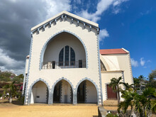 Notre-Dame-de-la-Paix Church, A Catholic Parish In Saint-Gilles Les Bains On Reunion Island 