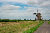 Fototapeta Sawanna - Mill in Groot Ammers, The Netherlands