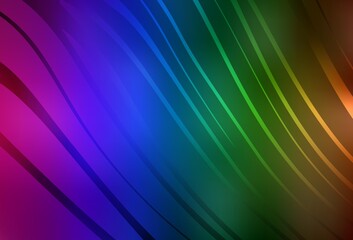 Dark Multicolor vector backdrop with wry lines.