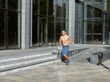 © splitov27 - Young athletic runner man doing jogging outdoors. Cardio workout, healthy lifestyle