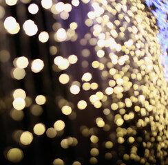 Wall Mural - blurred backdrop, blurred background, circle blur, bokeh blur from the light shining through as a ba