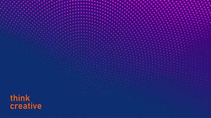 Abstract vector background. Halftone gradient gradation. Vibrant texture.