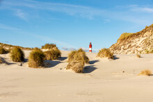 Lighthouse Behind The Dunes At Amrum, Germany