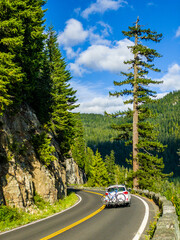 Mountain road in Washington state