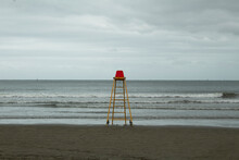 Lifeguard Stand On The Beach