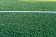 © zerbob2 - Artificial green grass on the football field.