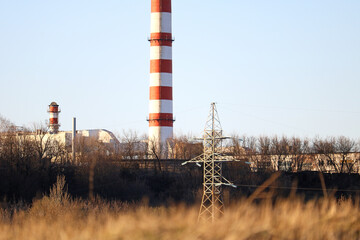 high voltage power lines	