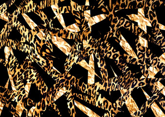 abstract leopard print texture design	
