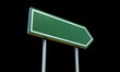 © photon_photo - Blank Road Sign - Ready for your own message.
