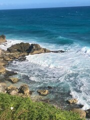 waves and rocks