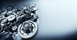 © Photocreo Bednarek - Gears and cogs mechanism. Industrial machine, engine