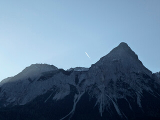 hiking tour to pleisspitze mountain, tyrol, austria