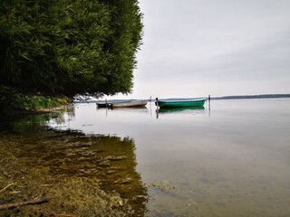 Wall Mural - boat on the lake