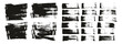 © Bakai - Flat Sponge Thin Artist Brush Short Background & Straight Lines Mix High Detail Abstract Vector Background Mix Set