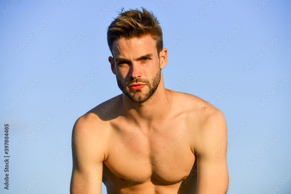 Fashion guy. Attractive and mysterious. Athletic handsome macho - Emma Johnson: Sexy Pics Of The Fitness Model With A Sexy Edge
