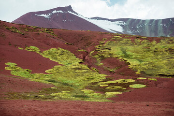 Wall Mural - volcanic landscape in Peru