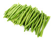 © ExQuisine - Fresh Vegetables - Green Beans on white Background Isolated