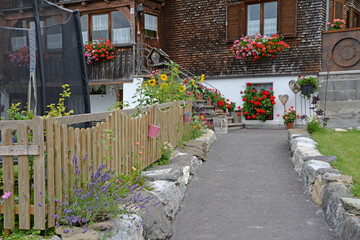 Canvas Print - Haus in Vorarlberg