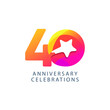 © MEGAWE - 40 years anniversary design template.