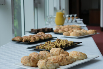 cookies on a wooden table