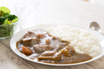 Wall Mural - カレー　カレーライス　家庭料理