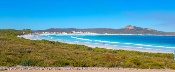 The beautiful Lucky Bay in the Cape Le Grand National Park east of Esperance, Western Australia